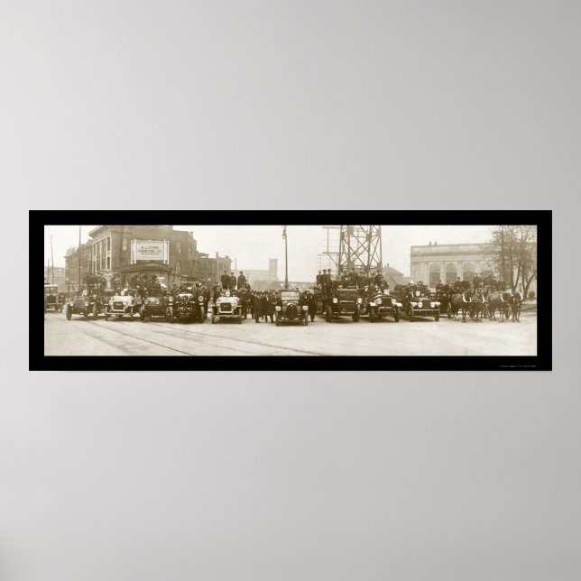 Fire Dept Niagara Photo 1921 Poster (Front)