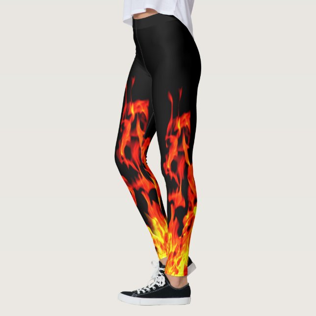 Fire design 01 All-Over-Print Legging (Left)