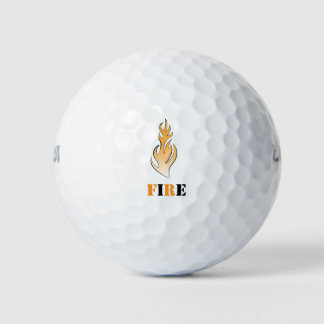 Fire Design Golf Balls