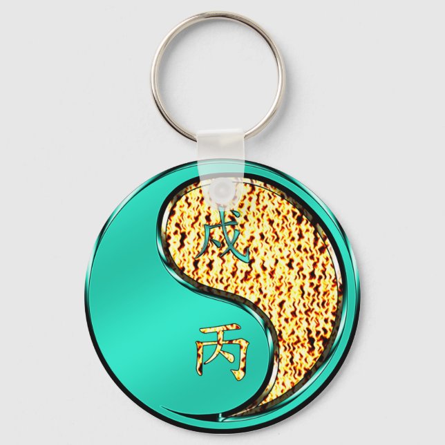 Fire Dog Keychain (Front)