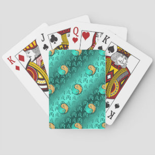 Fire Dog Playing Cards