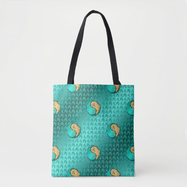 Fire Dog Tote Bag (Front)