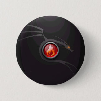 Fire Dragon 2 Inch Round Button
