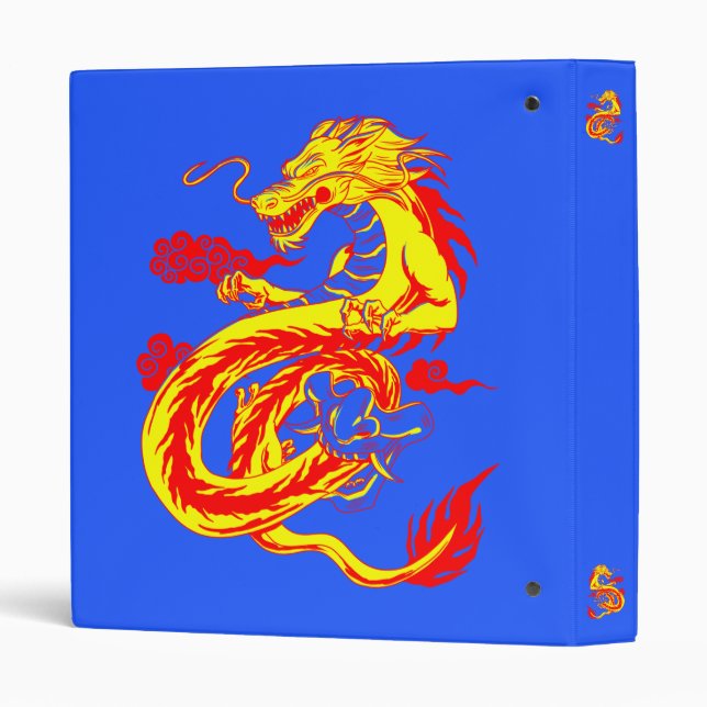 Fire Dragon !!! Binder (Back/Spine)