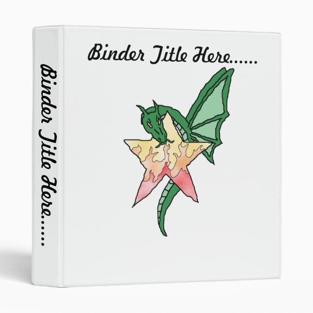 Fire Dragon Binder (Front/Spine)