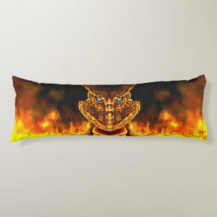 Fire Dragon  Body Pillow