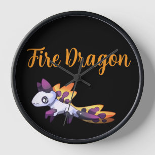 Fire Dragon Clock