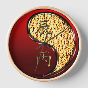 Fire Dragon Clock
