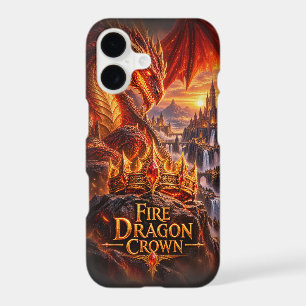 Fire Dragon Crown Fantasy Dragon iPhone 17 Case