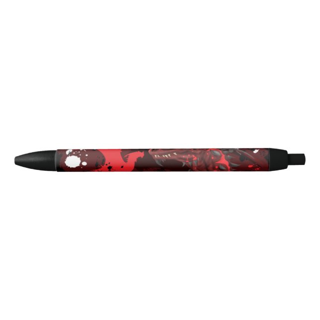 Fire Dragon (Dark Ver.) Black Ink Pen (Front)