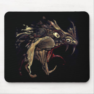 Fire Dragon Enamel Art Mouse Pad