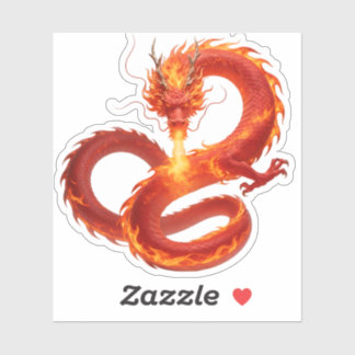 Fire Dragon Fantasy Art Design, Mythical Creature 