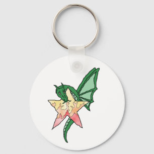 Fire Dragon Keychain