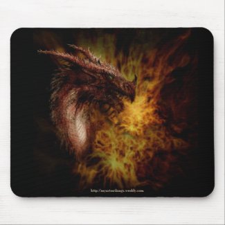Fire Dragon Mouse Pad
