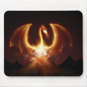 Fire Dragon Mouse Pad