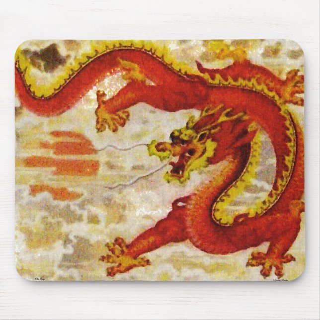 Fire Dragon Mousepad (Front)