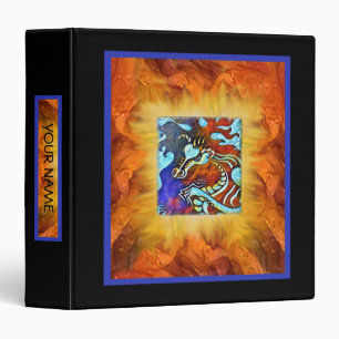 Fire Dragon Personalized Back to School Binder