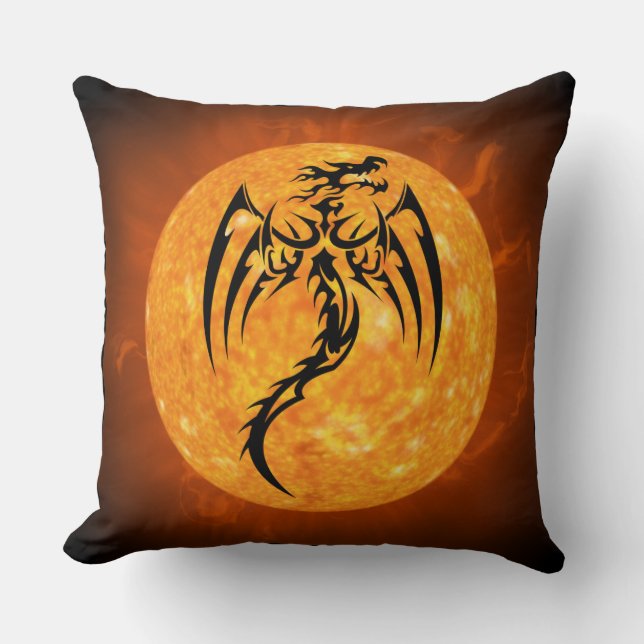 fire dragon pillow (Front)