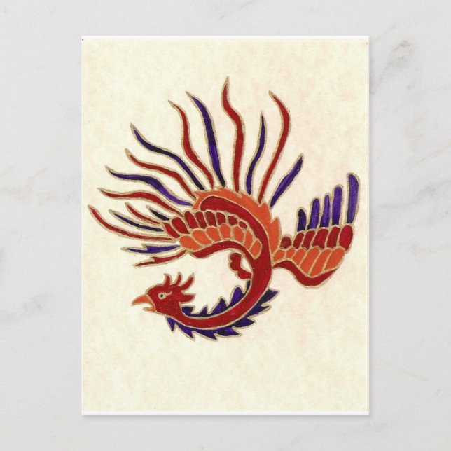 FIRE DRAGON POST CARTE (Devant)