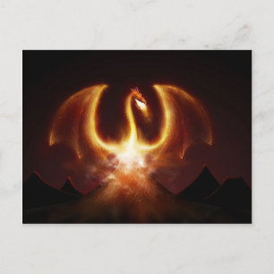 Fire Dragon Postcard