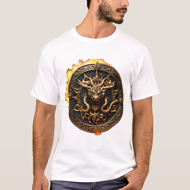 Fire dragon  T-Shirt (Front)