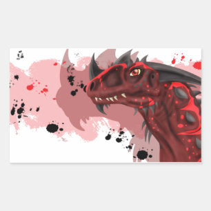 Fire Dragon (White Version) Sticker
