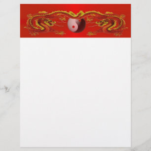 Fire Dragons Letterhead