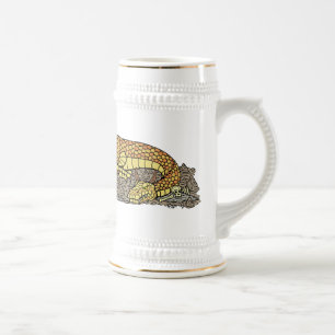 Fire Drake at Rest Beer Stein