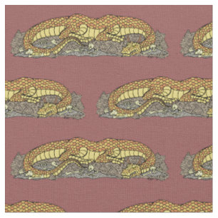Fire Drake at Rest Fabric