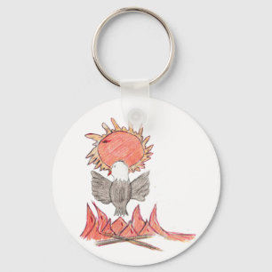 Fire Eagle  Keychain
