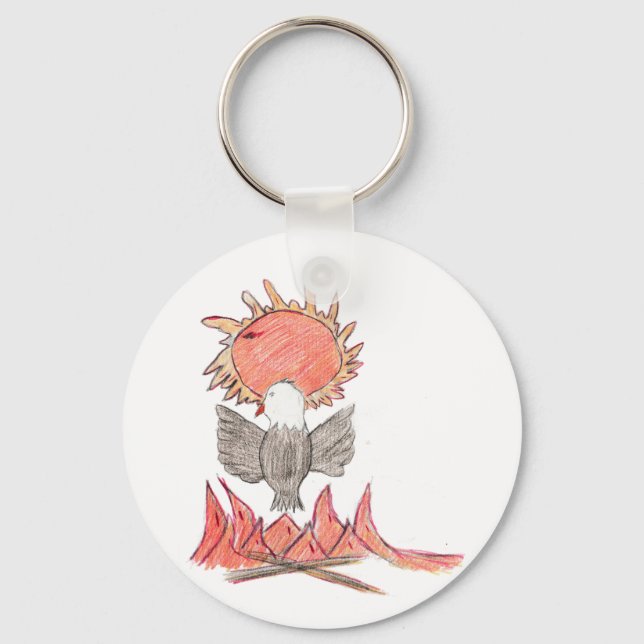 Fire Eagle  Keychain (Front)