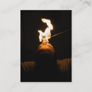 Fire Eater business cards