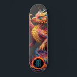 *~*  Fire Element AP88 Elemental Dragon Fierce Skateboard<br><div class="desc">(Search code AP88 to find similar items ) Easily Transfer to other Zazzle Products. Elemental Element DRAGON with RING of FIRE / FLAMES / FLAME and INITIAL MONOGRAM for your name - Keep or edit or delete the text. This Fierce Popular trending skateboard Chinese style custom pro Element Dragon design...</div>