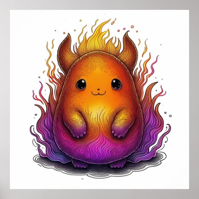 Fire Elemental Companion Poster (Front)