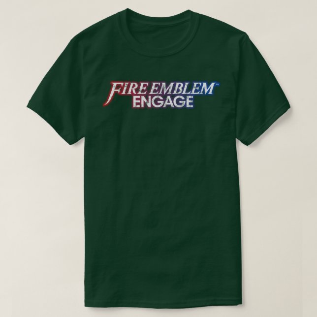 Fire Emblem Engage Distressed Logo T-Shirt (Design Front)
