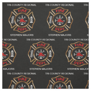 Fire Emblem Name and Fire Department Name Fabric