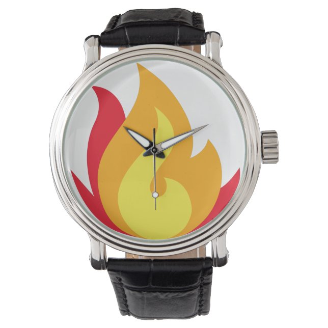 Fire Emoji  Watch (Front)