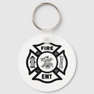 Fire EMT Keychain