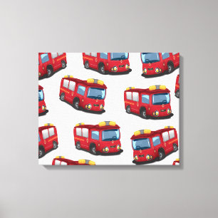Fire Engine Canvas Print