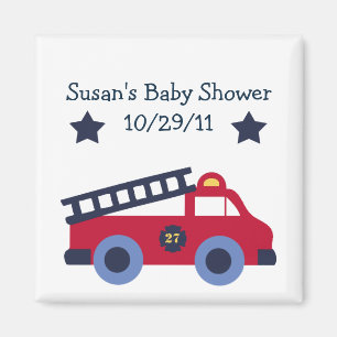 Fire Engine/Fire Truck Magnet/Keepsake/Party Magnet