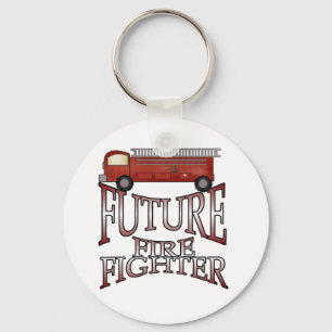 Fire Engine Future Firefighter T-shirts and Gifts Keychain