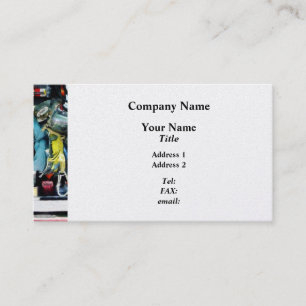 Fire Engine Gear - Platinum Finish Business Card