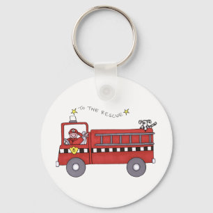Fire Engine Keychain