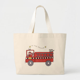 Fire Engine Large Tote Bag