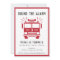 Fire Engine or Fire Truck Birthday Party Invite