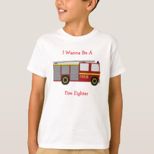 Fire Engine Personalized T-Shirt