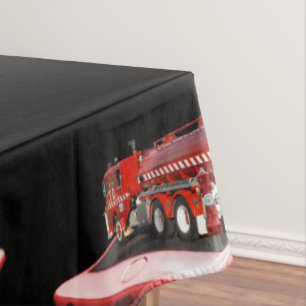 Fire Engine Popout Art, Tablecloth