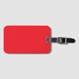 Fire Engine Red Luggage Tag