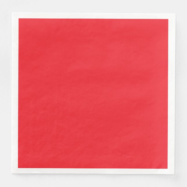 Fire Engine Red Napkin (Front)