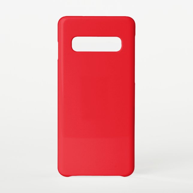 Fire Engine Red Samsung Galaxy Case (Back)